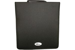 FOUR SQUARE MEDIA Neo Media 1 X 500 Capacity CD DVD Ring Binder Wallet Nylon Storage Carry Case