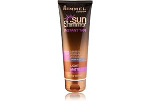 Rimmel Sunshimmer Water Resistant Instant Tan Wash Off Matte - Light, Packaging may vary