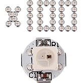 100 pcs WS2812B ECO RGB-Legierung Drähte 5050 mit PCB-Kühlkörper(10 mm * 3 mm) SMD Weiß LED-Chips