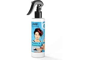 LAAV Nettoyant Plastique Voiture Interieur et Exterieur Car Plastic&Rubber Protector (250 ML) I Renovateur Plastique Voiture Interieur I Produit Nettoyage Voiture I Nettoyant Tableau de Bord Voiture