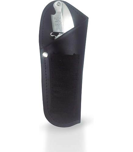 CLAIRE-FONCET Étui Ceinture Cuir Porte Décapsuleur / Stylo – Porte Limonadier Serveur Garçon De Café En Véritable Cuir Buffle