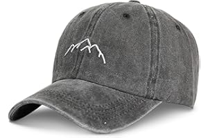 Decorie Basecap Herren Baumwolle Vintage Baseball Cap Herren Kappe Verstellbar Schildmütze Outdoor Sport Cap Schildkappe für Unisex