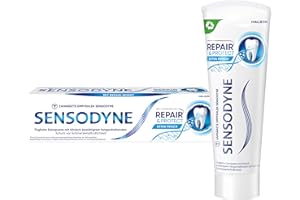 Sensodyne Pasta do zębów Repair* & Protect, codzienna pasta do zębów z fluorkiem cyny, wszechstronna ochrona wrażliwych zębów, 1 x 75 ml