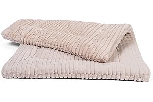‎TRENDPET TrendPet Harmony 4cm gefütterte Hundedecke, Katzendecke, Liegedecke für Hunde und Katzen (Creme, 75x55cm)