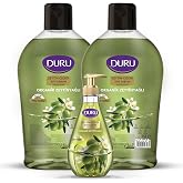 Duru Organik Zeytinyağlı Zeytin &Ccedil;i&ccedil;eği Sıvı Sabun 1,5+1,5+500ML