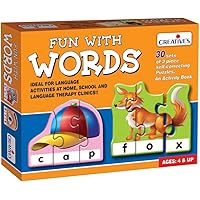 Creative Educational Aids P. Ltd. Fun With Words Puzzle (Multi-Color, 90 Pieces)