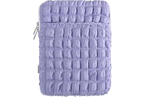Dadanism 9-11" Housse Tablette pour iPad 10é Gén 10,9", iPad 9/8/7é Gén 10,2", iPad Air 11", iPad Pro 11", iPad Air 5/4 10,9", Sac de Transport Protection pour Galaxy Tab A9+ Plus 11"/S9 FE, Violet