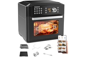 Proscenic T31 frytkownica na gorące powietrze, 15 l, piekarnik na gorące powietrze, Airfryer z 12 programami, przepisy online w języku niemieckim, bez BPA i PFOA