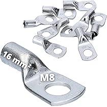 Capicorda A Forcella M3-M10 Per Cavi 0.5-6.0 Mm2 - Kit Connettori Elettrici