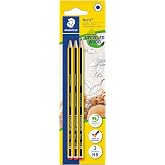 Staedtler Noris 120-2BK3DA Certified Wooden Pencils, Pack of Three HB Graphite Pencils