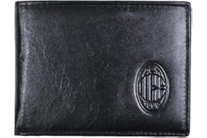 ACM 1899 AC Milan Unisex 143190 Milan Reisezubehör-Brieftasche, Schwarz
