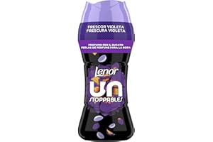 Lenor UNstoppables Perlas de Perfume para la Ropa, 23 Lavados (270g), Suavizante con Fragancia Violeta Fresca, Potenciador de Frescor