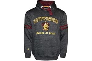 GWCC Harry Potter Gryffindor Adult Unisex Hoodie, XL, Charcoal
