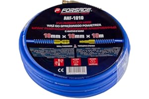 FORSAGEPOL Druckluftschlauch 10 * 16mm x 10m mit Schnellkupplung für Druckluft-Kompressor//Kompressorschlauch hochflexibel