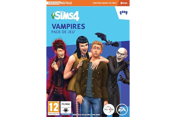 Les Sims 4 Vampires (GP4) Pack de Jeu PCWin-DLC |Jeu Vidéo |Téléchargement PC |Code Origin |Français