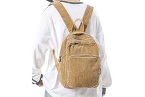 Boziee Klein Rucksack Damen Canvas Cityrucksack Rucksäcke Daypacks,Rucksackhandtaschen Kinderrucksäcke für Schule Travel Arbeit Damen Mädchen Teenager Unisex