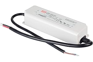 MEAN WELL Meanwell - Fuente de alimentación transformador 24 V DC para uso exterior IP67 Serie LPV