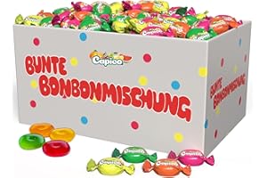 ‎TISE SÜSSWAREN Tise Capico Bunte Bonbonmischung 5 kg ca 800 Stk. - Karneval Wurfmaterial, Party, Feste