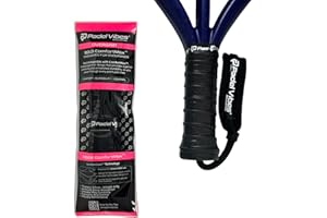Padel Vibes® BOLD ComfortMax™ Overgrip | Perforated, Ergonomic Overgrips for Padel, Tennis, Badminton, Squash, Racketball | Sweat-Absorbing, Anti-Slip, Durable