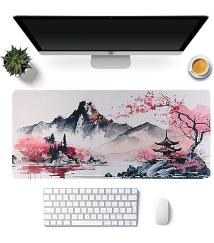 DJFH Grote RGB-gaming Muismat - 14 Lichtmodi Uitgebreide Toetsenbordmat Met Duurzame Gestikte Randen En Antislip Rubberen Basis Usb Mousepad Led Deskmat 300x800x4mm 118x314x015in