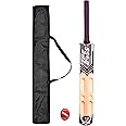 XTROKE The Boss Edition Scoop Design Popular Willow for Boys and Girls Advance Play (Full Size) (Scoop Cricket Bat with Ball & Bat Cover)