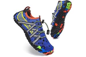 Maxome Kids Water Shoes Outdoor Aqua Socks for Toddlers Boys Girls Kids Sport Swimming Surfing Diving Beach Barefoot Running Quick Dry