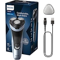 Philips Shaver Series 3000X - Electric Wet and Dry Razor for