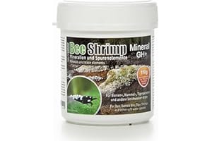 SaltyShrimp Bee Shrimp Mineral GH+ | 110g - Sel minéral, spécialement conçu pour Les crevettes Abeilles, bourdons et Tigres. Augmentation de la dureté Totale de l'eau