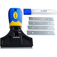 S&R Schaber 147 mm mit 5 Klingen SK5 Kleberentferner Vignetteschaber Glasschaber Kochfeldschaber Ceranfeldschaber…