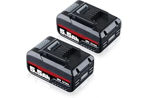 ZEERISA 18V 5.5Ah Battery Compatible for Einhell X-Change H Power, Li-ion Battery Replacement for Einhell 18V Power X-Change X-ChangeH PXC Cordless Tools and Garden Machines Upgraded Capacity 2 Pack