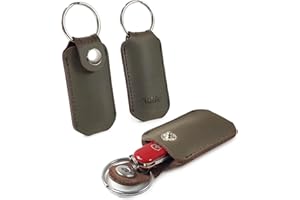 TUFF LUV Étui en Similicuir avec Clip de Poche et Porte-Clés [Compatible avec Victorinox Classic SD]