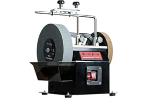 Bucktool SCM8101 Two-Direction Water Cooled Wet and Dry Sharpener 250mm électrique humide pierre meuleuse, système d'aiguisage et d'affûtage 180W, machine de meulage refroidie par eau 230~240V