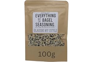ALL THINGS NICE Everything But The Bagel Seasoning Mix, 100g, Made in the UK, Season Meats, Eggs and More, Mixed Spices, Classic New York Deli Style