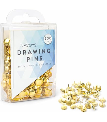 ValueX Drawing Pin 9.5mm Brass (Pack 100) - Hunt Office UK - View #3