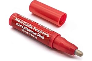 STERLINGSQUARE Avoca Silver Caustic Pencil for Removal of Warts & Textiles - 40% Silver Nitrate for Wart Removal, Granulation Tissue, and Skin Care Treatment (Pack of 1)