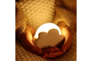 Tremdwoto Cloud Night Light Kids, Cute Child Night Lamp Bedside, Portable USB Rechargeable Kid LED Dimmable Nightlight for Baby Room Decor, Birthday Gift for Boys Girls