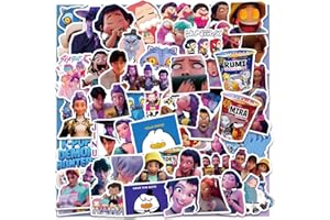 DEFGNOP K pop Gadget, 60PC Huntrix Anime Adesivi Merch Stickers, Adesivo Cartoon Graffiti Adesivo Laptop Valigia Adesivi Impermeabili (A)