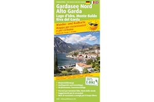 Gardasee Nord, Alto Garda, Lago d'Idro, Monte Baldo, Riva del Garda: Wander- und Radkarte mit Ausflugszielen & Freizeittipps, wetterfest, reißfest, ... 1:35000 (Wander- und Radkarte: WuRK)