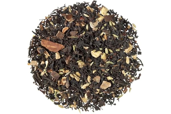 TEA SHOP - Té Negro Chai Latte 100g - 50 Tazas - Formato a Granel - Black tea - En Hojas - Mezcla al estilo Chai - Antioxidante y Energizante