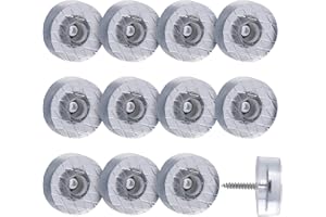 XINGRUN 12pcs Piedini morbidi in gomma per gambe di mobili, 30mm Tappetini per Mobili in Gomma Antiscivolo,proteggono il pavimento, per tasselli in legno