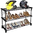 TNT THE NEXT TREND Sturdy Premium Multipurpose Steel Shoe/chappal/Book/Clothes Rack/Stand/For Home (3 Shelves)