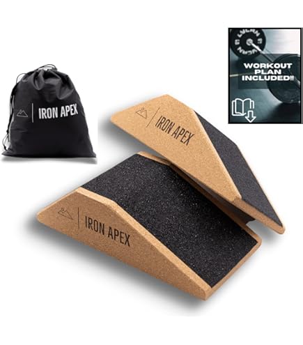Verhoog Je Squat Kwaliteit Met Deze Twee Krachtige Kurk Wedge Blokken Voor Yoga En Krachttraining