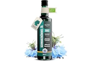 ‎TIMBER TASTE Schwarzkümmelöl Bio kaltgepresst 500ml – ungefiltert, hoher Thymochinongehalt & ohne Zusatzstoffe – Premium Schwarzkümmel Öl naturrein aus deutscher Ölmanufaktur