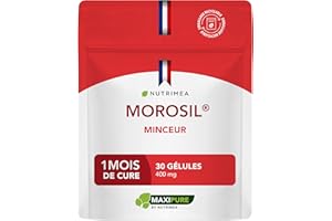 LABORATOIRES NUTRIMEA MOROSIL® – 400 mg – Extrait d’Orange Moro Breveté – 1 Mois de Cure – 30 Gélules Vegan – Nutrimea - Fabriqué en France