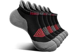 KEMISANT Calcetines Tobilleros Hombre 6 Pares, Calcetines Cortos Deporte Running Ciclismo Hombre