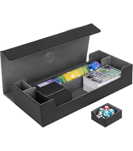 Boîte De Rangement Cartes MTG Wigearss - Cuir PU Magnétique - Jusqu'à 100+ Cartes
