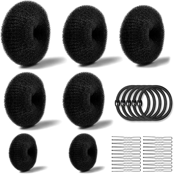 Haarknoten-Set – Mit Donut-Maker, Haarnetzen, Haarnadeln & Gummis Für Perfekte Dutt-Frisuren