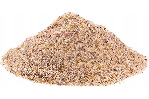 TD STONES Goldener Aquariensand Bernstein – 0,8-1,2mm Körnung – Feiner Bodengrund für Süß- & Meerwasseraquarien, Schonend für Empfindliche Fische, Stabilisiert Ökosystem & Fördert Pflanzenwachstum 2kg