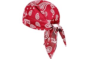 RUIXIA Bandana Homme Sport Bandana de Cyclisme Bonnet Sous Casque de Vélo Respirant Bonnet Cyclisme Homme Bandeau Sèche Rapide pour Moto Danse Camping Tennis