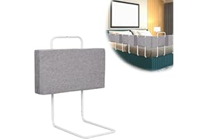 Tubiaz Barreras Cama para niños 60 cm Altura Ajustable protección contra caídas protección contra caídas para Cama Barrera Cama Bebe Infantil Cama Familiar para Cuna (Lino Gris)